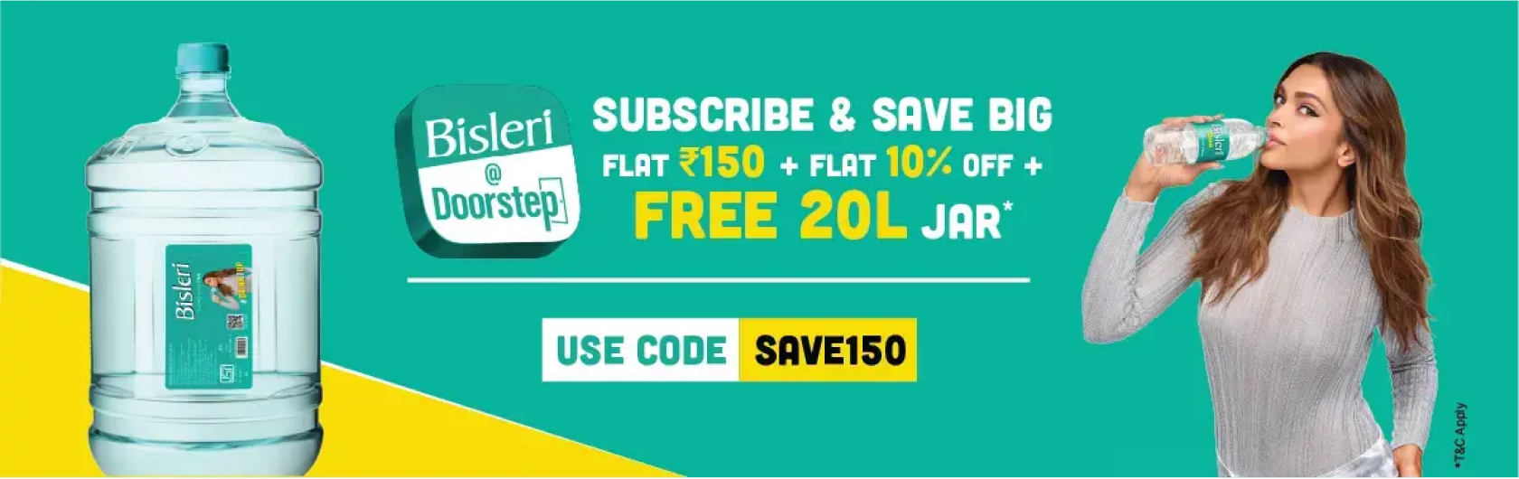 Bisleri product banner